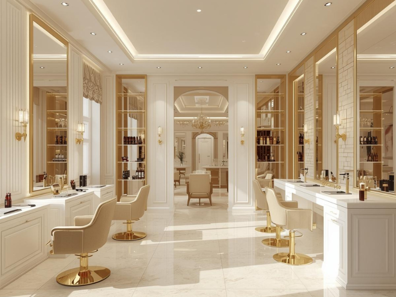 Beauty Salon Atmosphäre